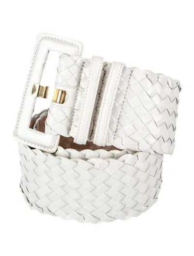 Pre-owned Donna Karan Vintage Wide Waist Belt In Neutrals