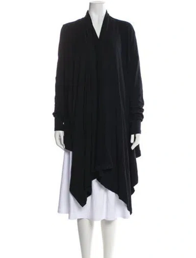 Pre-owned Donna Karan V-neck Sweater In Black