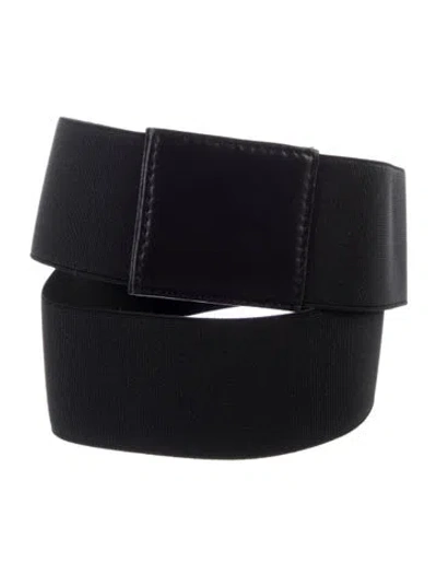 Pre-owned Donna Karan Waist Belt In Black