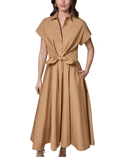 Donna Karan Weekend Donna Karan Maxi Shirt Dress In Brown
