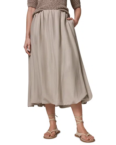 Donna Karan Weekend Donna Karan Packable Midi Bubble Skirt In Gray