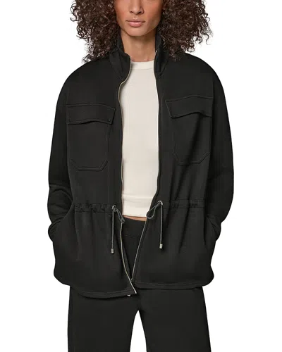 Donna Karan Weekend Jet Setter Zip Front Jacket In Black