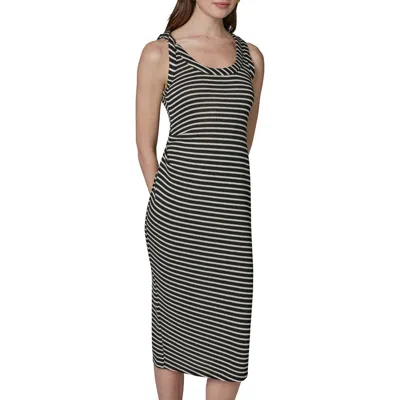 Donna Karan Weekend Sleeveless Body-con Midi Dress In Black