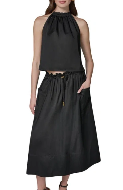 Donna Karan Weekend Two-piece Sleeveless Dress In Black