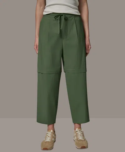 Donna Karan Weekend Women's High-rise Paper Poplin Pants In Multi
