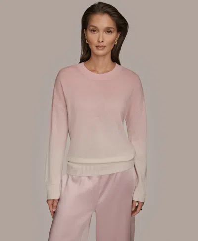 Donna Karan Weekend Women's Long Sleeve Crew Neck Top