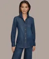 Donna Karan Weekend Women's Luxe Denim Shirt