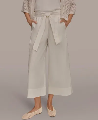 Donna Karan Weekend Women's Mid-rise Cropped Pants In Neutral