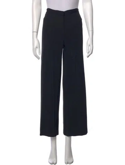 Pre-owned Donna Karan Wide Leg Pants In Black