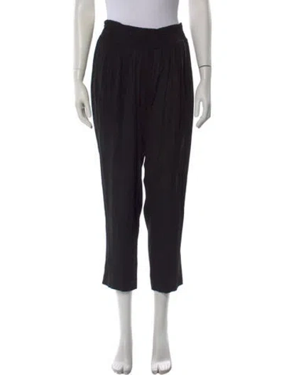 Pre-owned Donna Karan Wide Leg Pants In Black