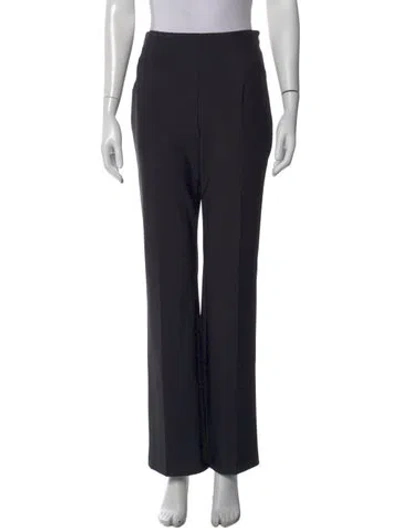 Pre-owned Donna Karan Wide Leg Pants In Black