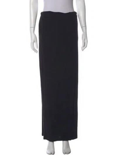 Pre-owned Donna Karan Wide Leg Pants In Black