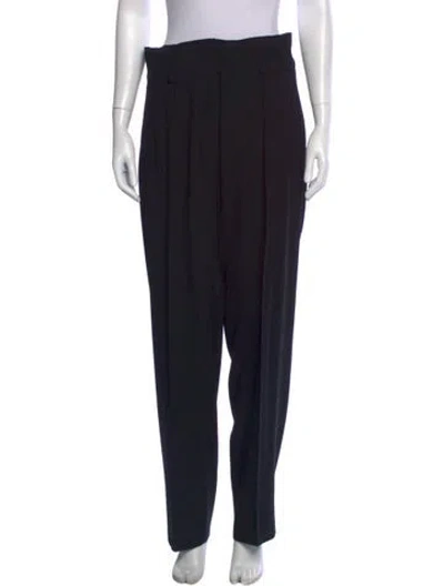 Pre-owned Donna Karan Wide Leg Pants In Black
