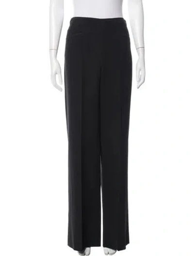 Pre-owned Donna Karan Wide Leg Pants In Black