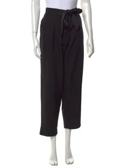 Pre-owned Donna Karan Wide Leg Pants In Black
