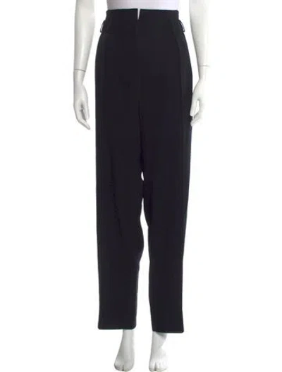 Pre-owned Donna Karan Wide Leg Pants In Black