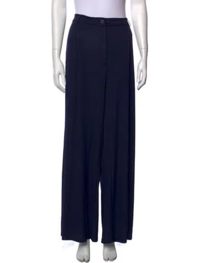 Pre-owned Donna Karan Wide Leg Pants In Blue