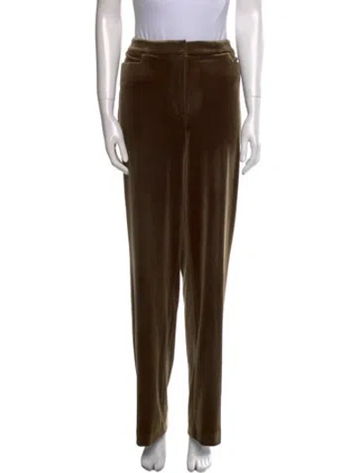 Pre-owned Donna Karan Wide Leg Pants In Brown