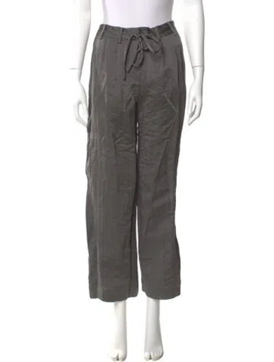 Pre-owned Donna Karan Wide Leg Pants In Gray