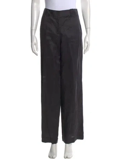 Pre-owned Donna Karan Wide Leg Pants In Gray