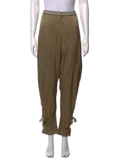 Pre-owned Donna Karan Wide Leg Pants In Green