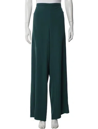 Pre-owned Donna Karan Wide Leg Pants In Green