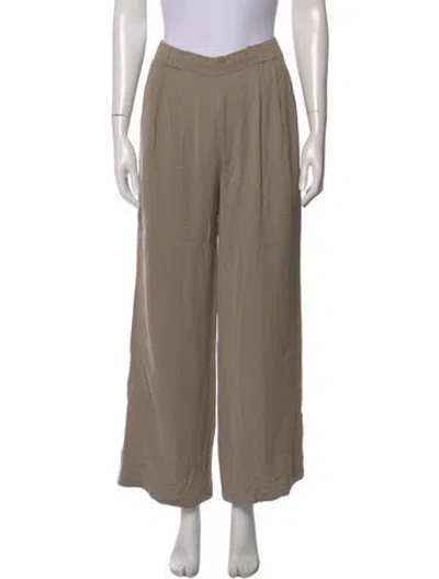 Pre-owned Donna Karan Wide Leg Pants In Neutral