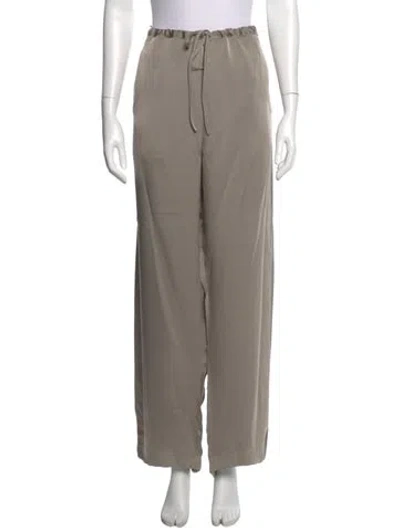 Pre-owned Donna Karan Wide Leg Pants In Neutrals