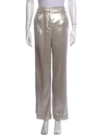 Pre-owned Donna Karan Wide Leg Pants In Neutrals