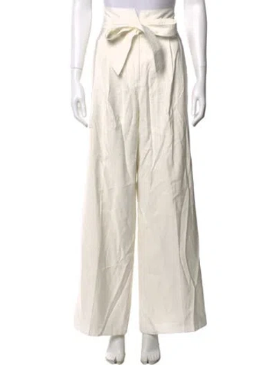 Pre-owned Donna Karan Wide Leg Pants In Neutrals