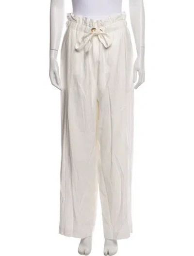 Pre-owned Donna Karan Wide Leg Pants In Neutrals