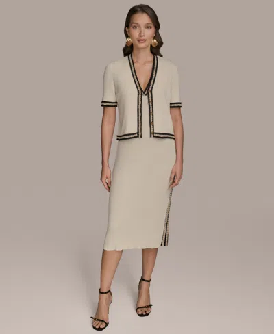 Donna Karan Women's 2-piece Sheath Dress & Cover-up In Neutral