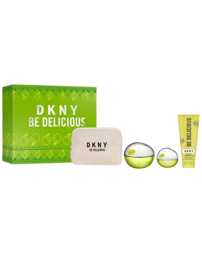 Donna Karan Women's 4pc Dkny Be Delicious Gift Set In Transparent