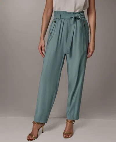 Donna Karan Women's Ankle Length Pants In Blue