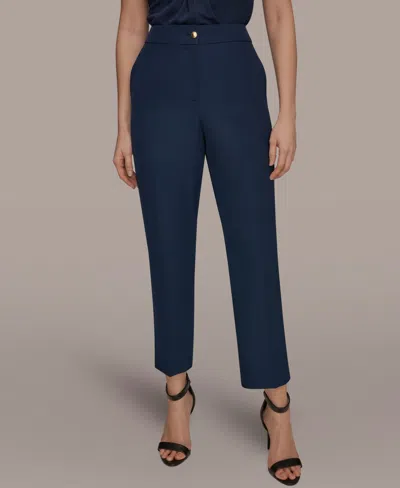 Donna Karan Women's Ankle-length Slim Pants In Black