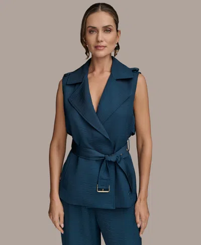 Donna Karan Women's Belted Vest