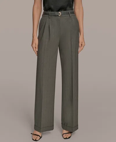 Donna Karan Women's Belted Wide-leg Pants