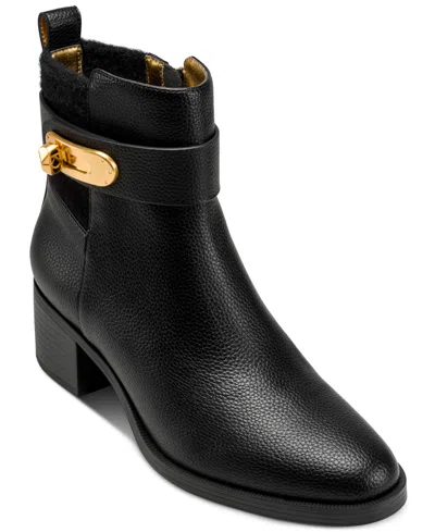 Donna Karan Women's Block Heel Booties In Multi