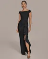 Donna Karan Women's Boat-neck Gown