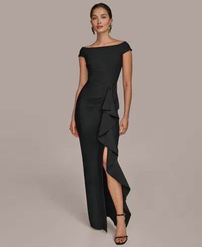 Donna Karan Women's Boat-neck Gown