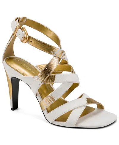 Donna Karan Women's Briarrose Multi Strap Dress Sandals