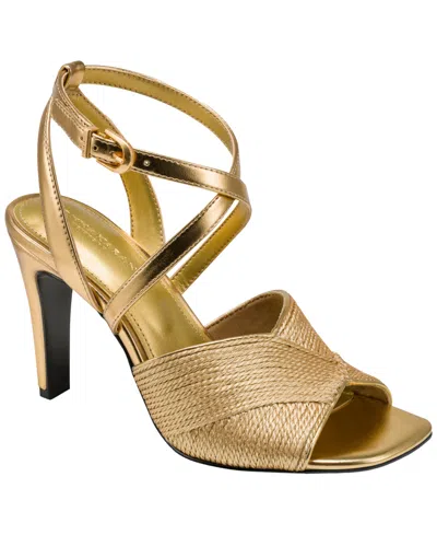 Donna Karan Women's Brooks Strappy Dress Sandals In Gold
