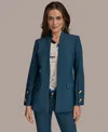 Donna Karan Women's Button-sleeve Blazer, Regular & Petite
