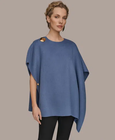 DONNA KARAN WOMEN'S CAPE OVERSIZED JACKET