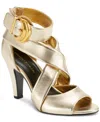 Donna Karan Women's Clari Strappy High-heel Sandals In White Gold