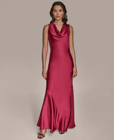 DONNA KARAN WOMEN'S COWLNECK GOWN