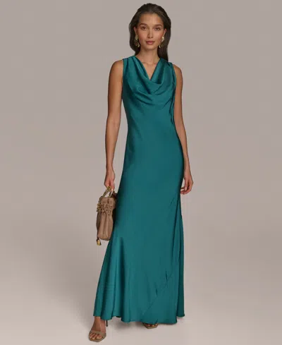 Donna Karan Women's Cowlneck Gown In Lawn