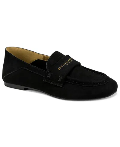 Donna Karan Women's Destiny Round Toe Loafers In Black