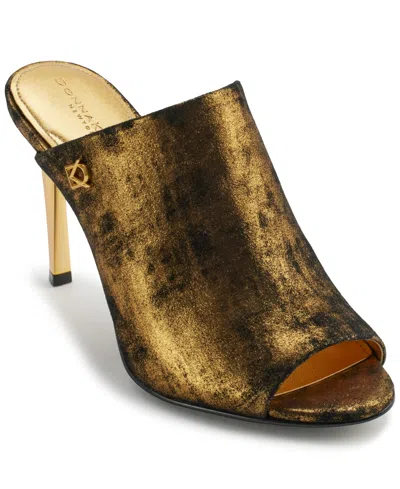 Donna Karan Women's Donna Slip-on Mule Pumps In Black,gold
