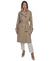 Donna Karan Women's Double-breasted Trench Coat In Khaki